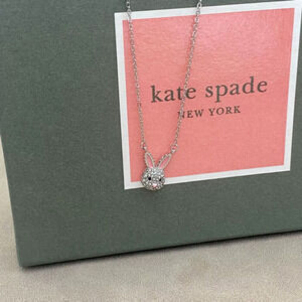 kate spade Vietnam Sand Gold Rabbit Necklace Diamond Fade Resistant